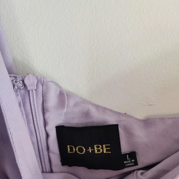 Do+Be Lilac Ruffled One Shoulder Mini Dress - Picture 6 of 8